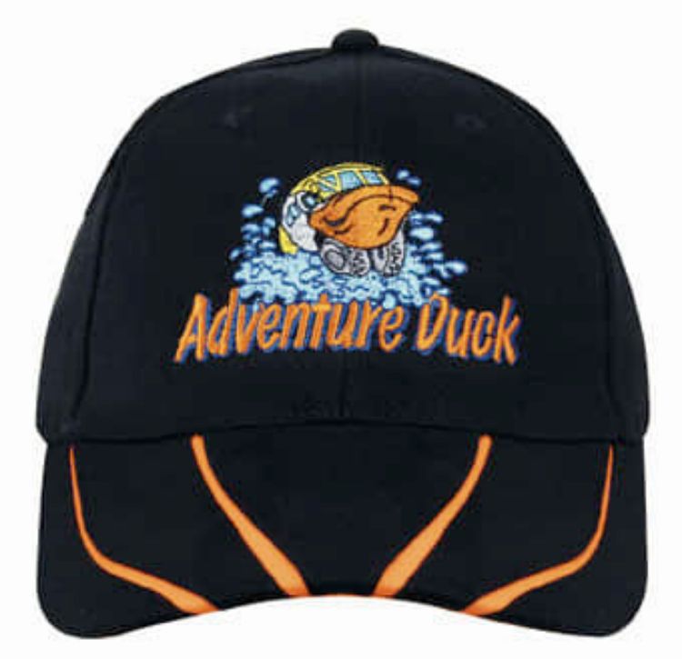 Picture of Brushed Heavy Cotton Cap with Hi-Vis Laminated Two-Tone Peak