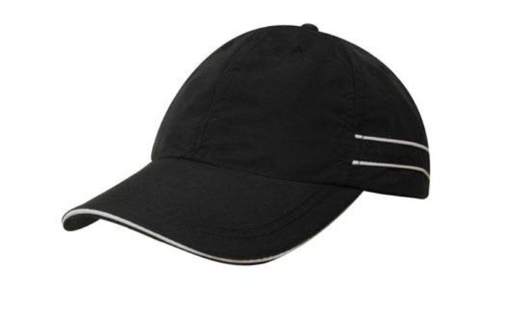 Picture of Microfibre Sports Cap with Piping and Sandwich