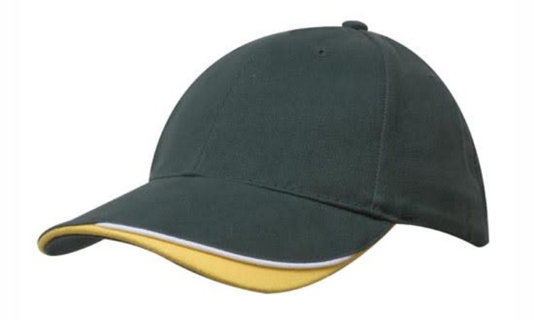 Picture of Brushed Heavy Cotton Cap with Indented Peak