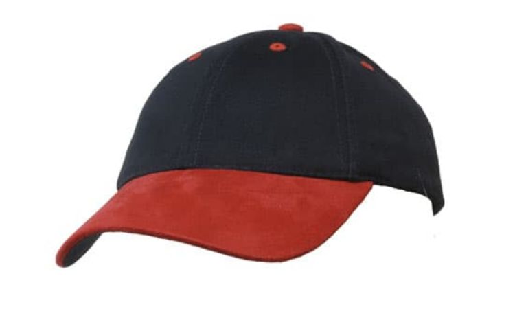 Picture of Brushed Heavy Cotton Cap with Suede Peak