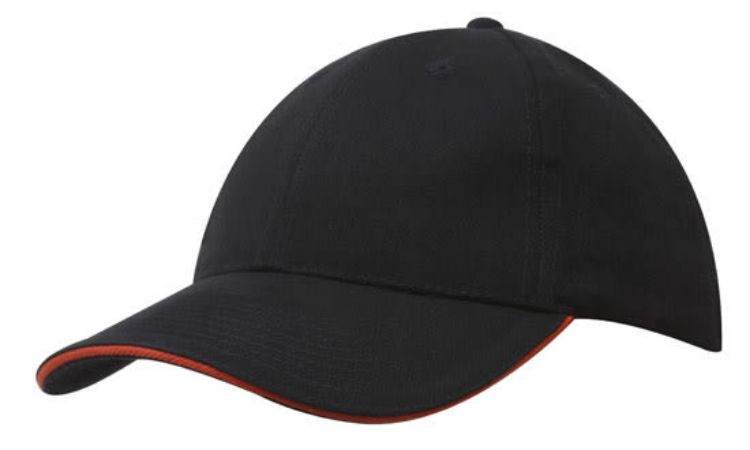 Picture of Brushed Heavy Cotton Cap with Sandwich Trim