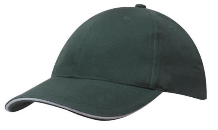 Picture of Brushed Heavy Cotton Cap with Sandwich Trim