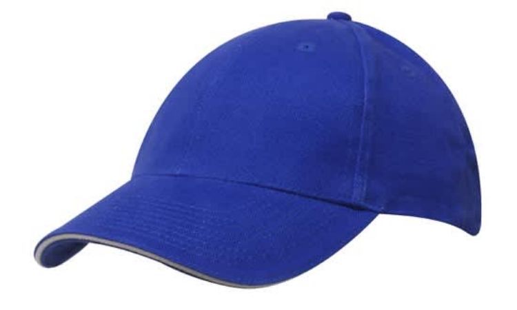 Picture of Brushed Heavy Cotton Cap with Sandwich Trim