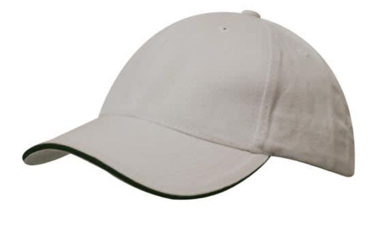 Picture of Brushed Heavy Cotton Cap with Sandwich Trim