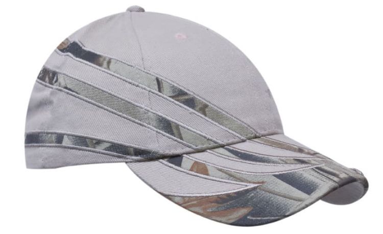 Picture of Brushed Heavy Cotton Cap with Camouflage Inserts