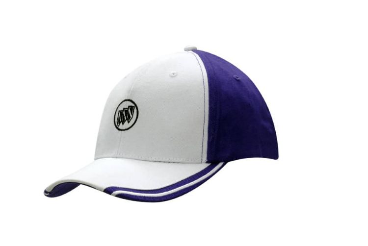 Picture of Brushed Heavy Cotton Cap with Indent & Embroidery on Peak