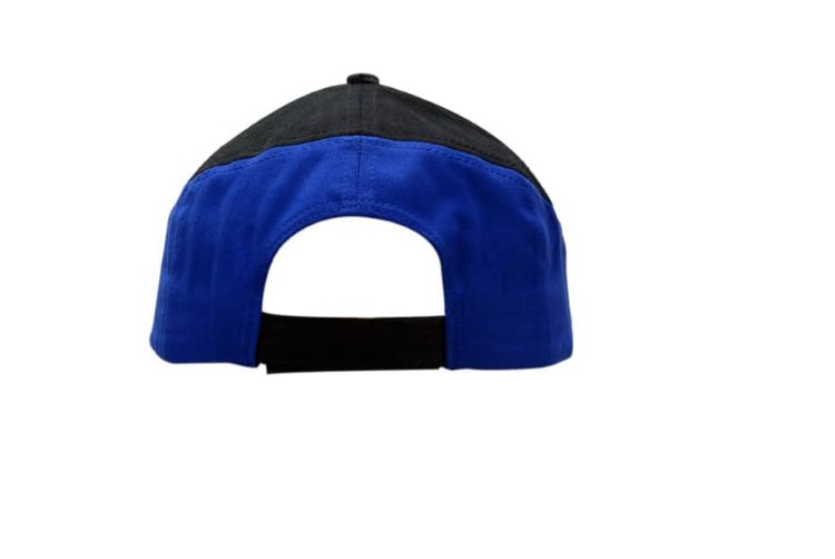 Picture of Brushed Heavy Cotton Cap with Fabric Inserts on Crown & Peak, Embroidered Lines on Peak