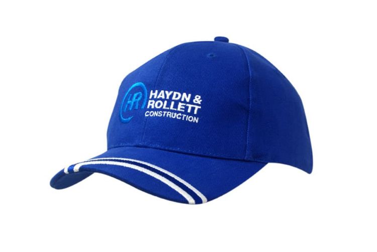 Picture of Brushed Heavy Cotton Cap with Embroidered Arc on Peak