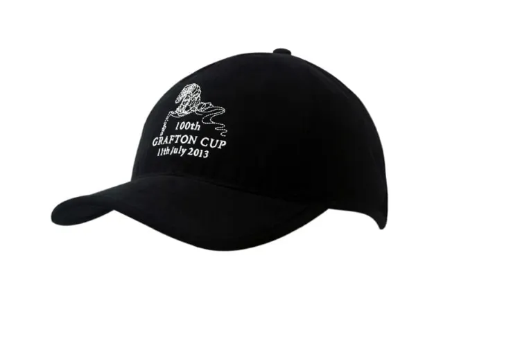 Picture of Micro Peach Cap with Peak & Crown Trim