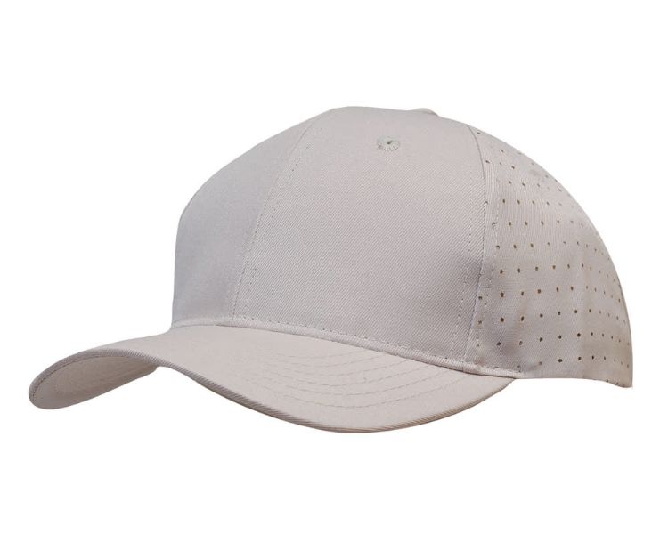 Picture of Breathable Poly Twill Cap with Circle Perforations