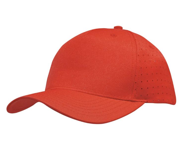 Picture of Breathable Poly Twill Cap with Circle Perforations
