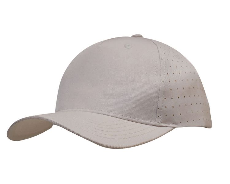 Picture of Breathable Poly Twill Cap with Circle Perforations