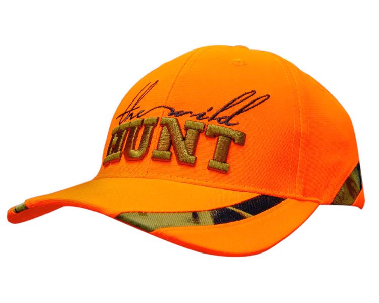 Picture of Luminescent Safety Cap with Leaf Print Camo Inserts